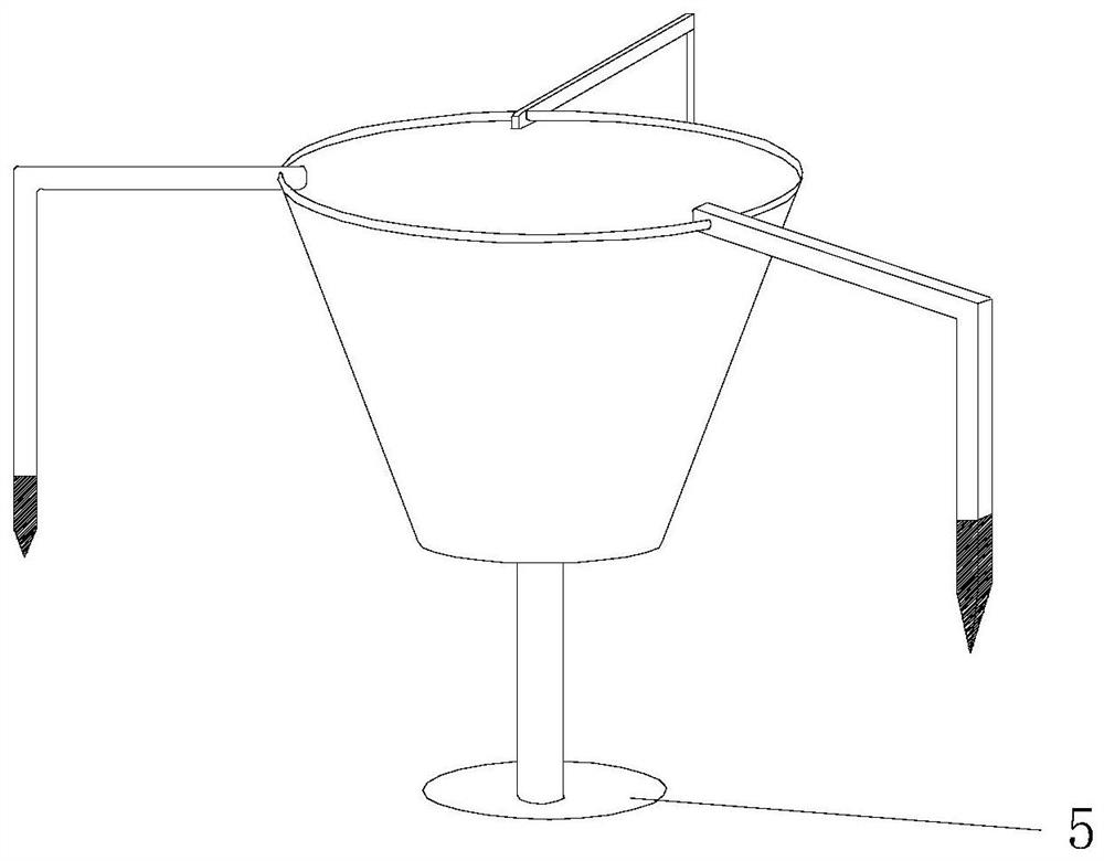 A degradable seedling pot for mangrove breeding