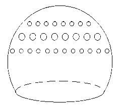 Artificial joint bearing surface micro-hole texture capable of improving lubricating performance and abrasion-resistant performance