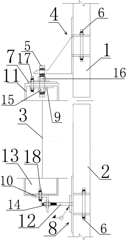 Method for mounting curtain wall skeleton and structural beam