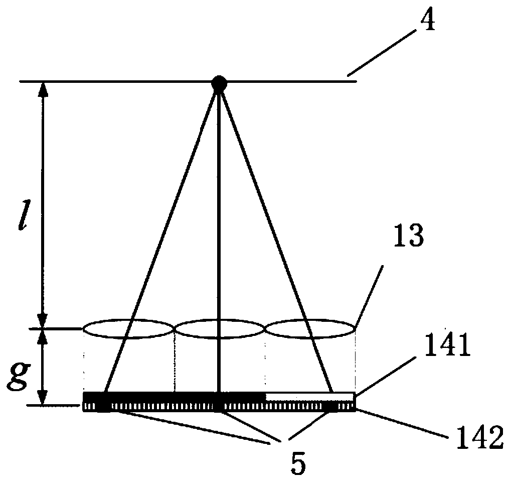 Three-dimensional temperature field measurement system and method based on pixel-level spectral light splitting detector