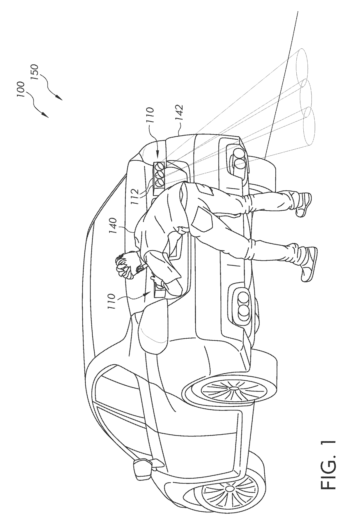 Vehicle emergency light beam systems