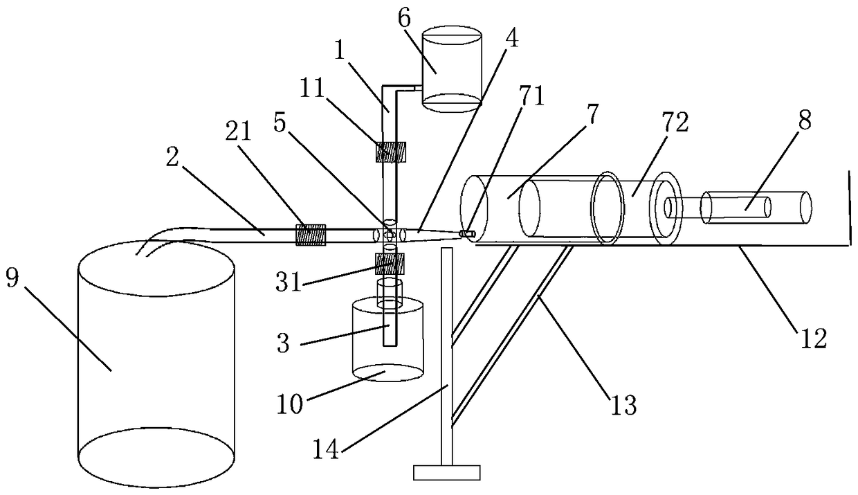 Automatic oil suction device