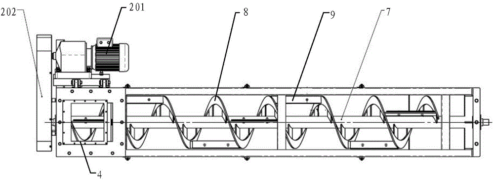 Helical tape mixing machine