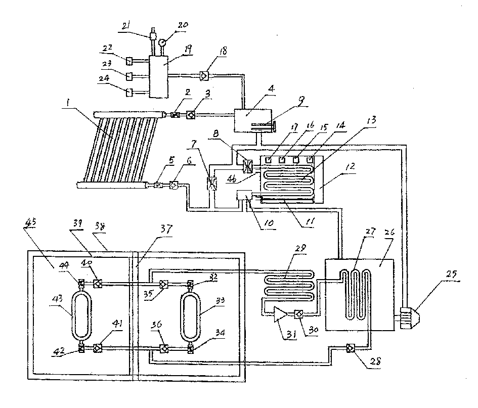 Multi-purpose solar air conditioner