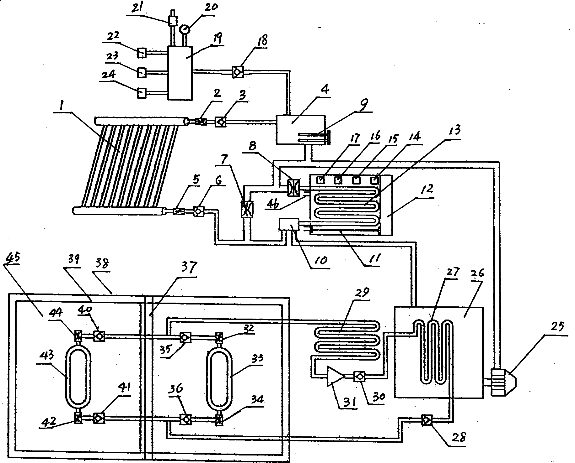 Multi-purpose solar air conditioner