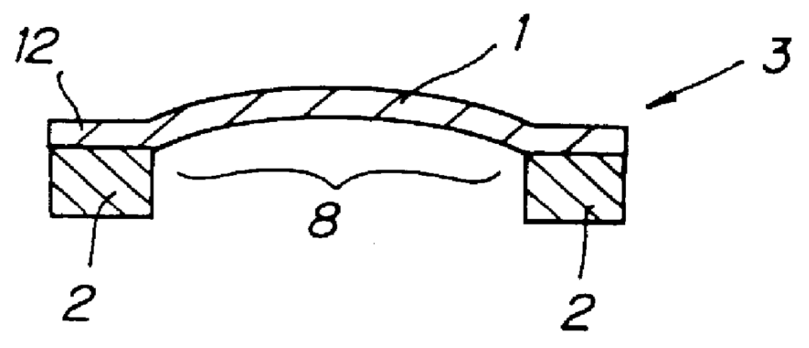 Method for producing ceramic diaphragm structure