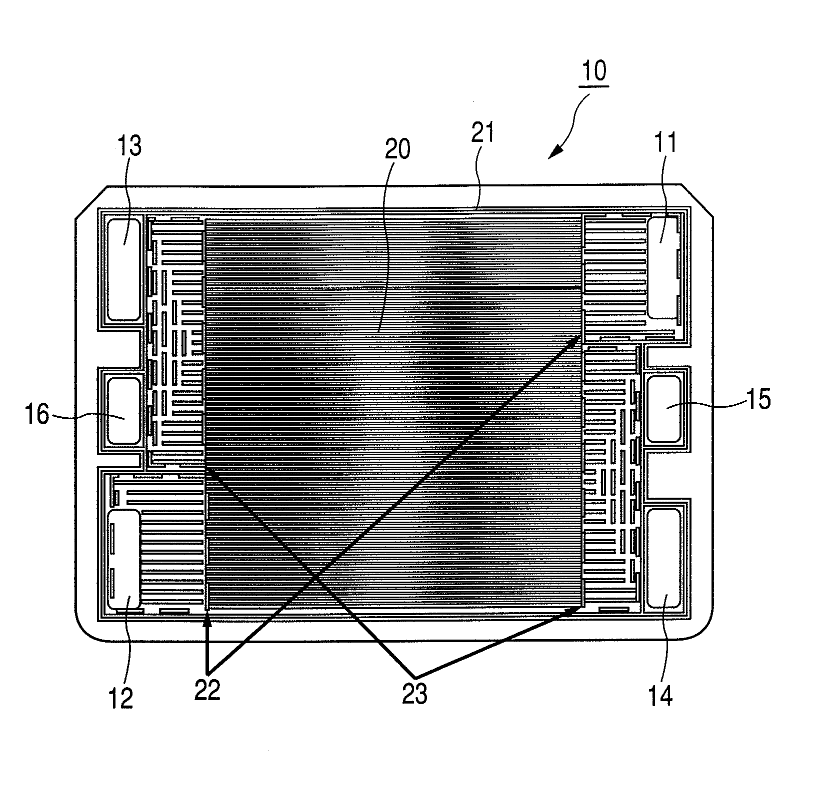 Separator for fuel cell