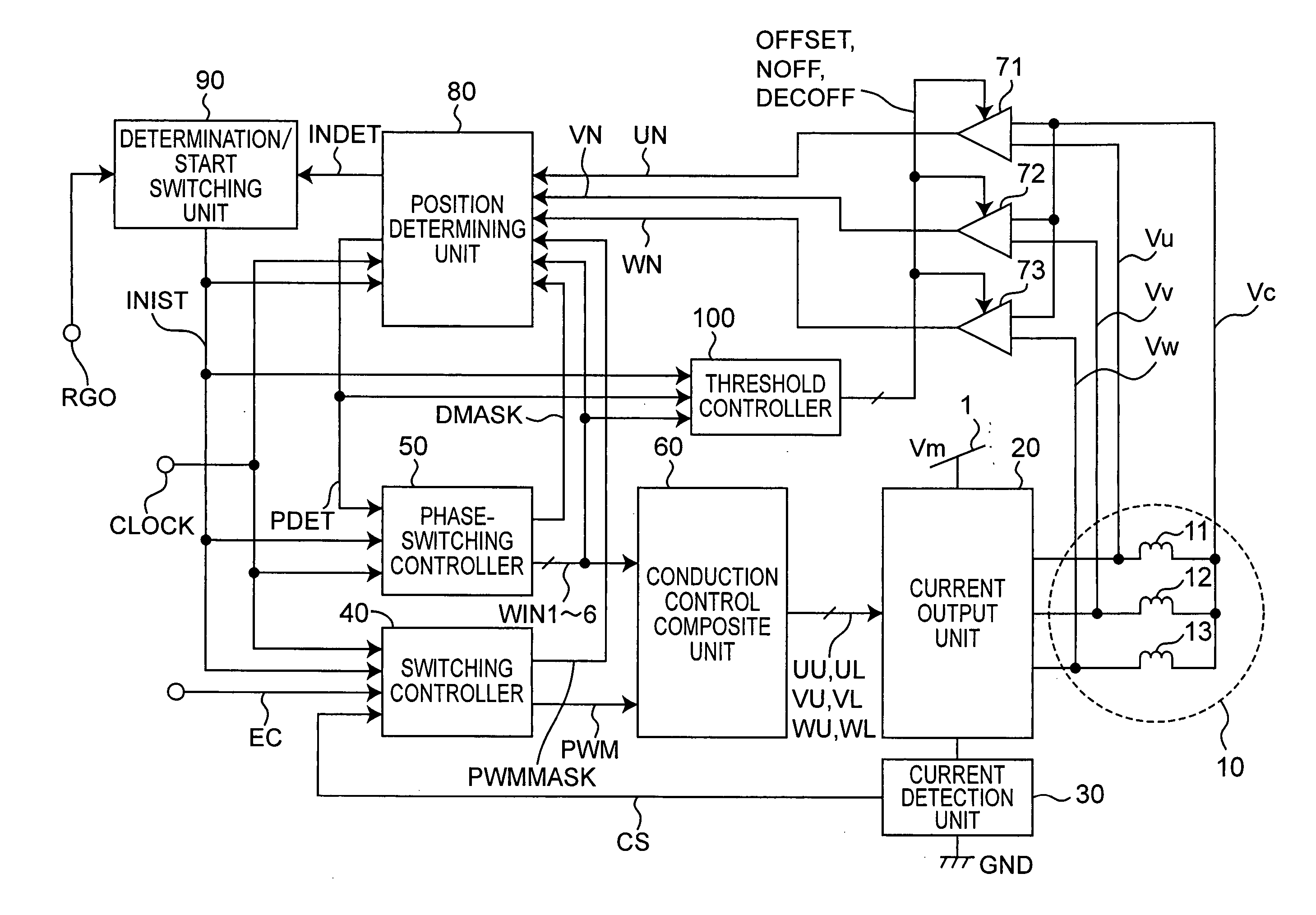 Motor driving apparatus and motor driving method