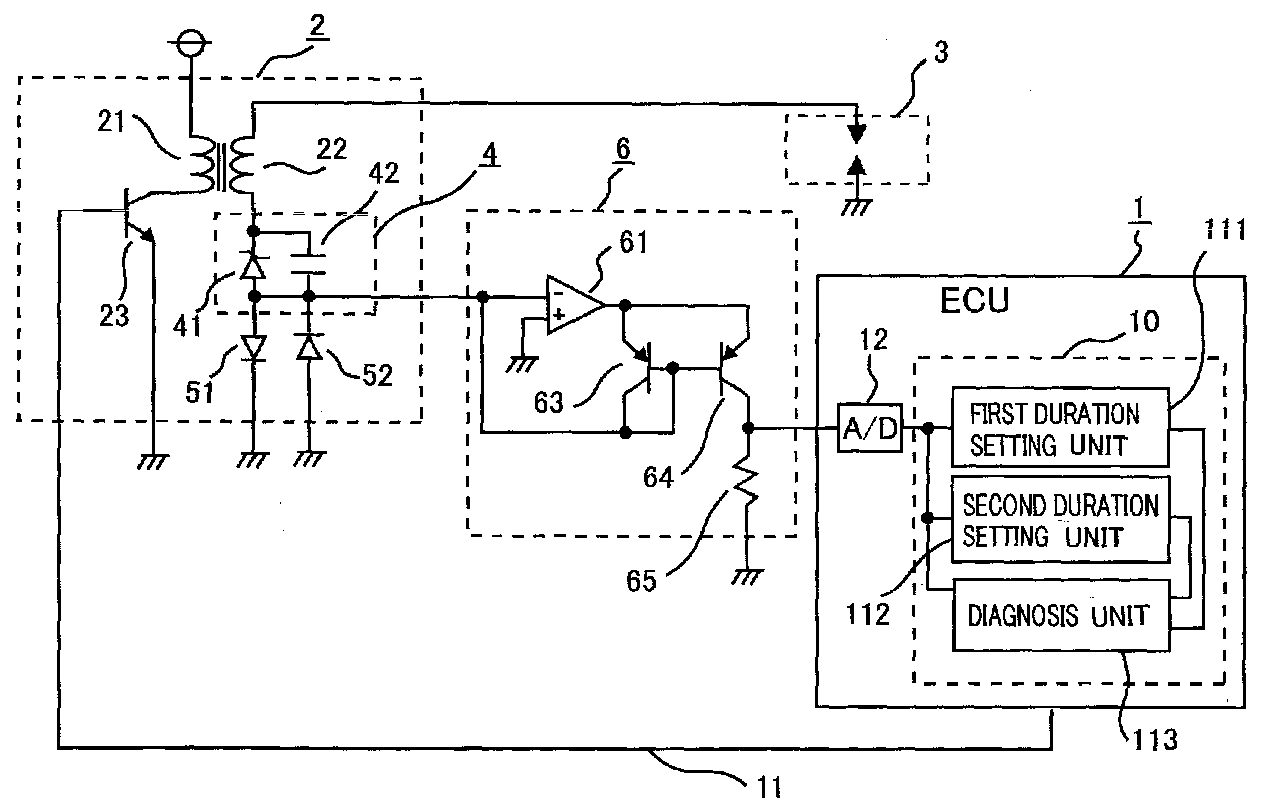 Internal-combustion-engine ignition diagnosis apparatus and internal-combustion-engine control apparatus