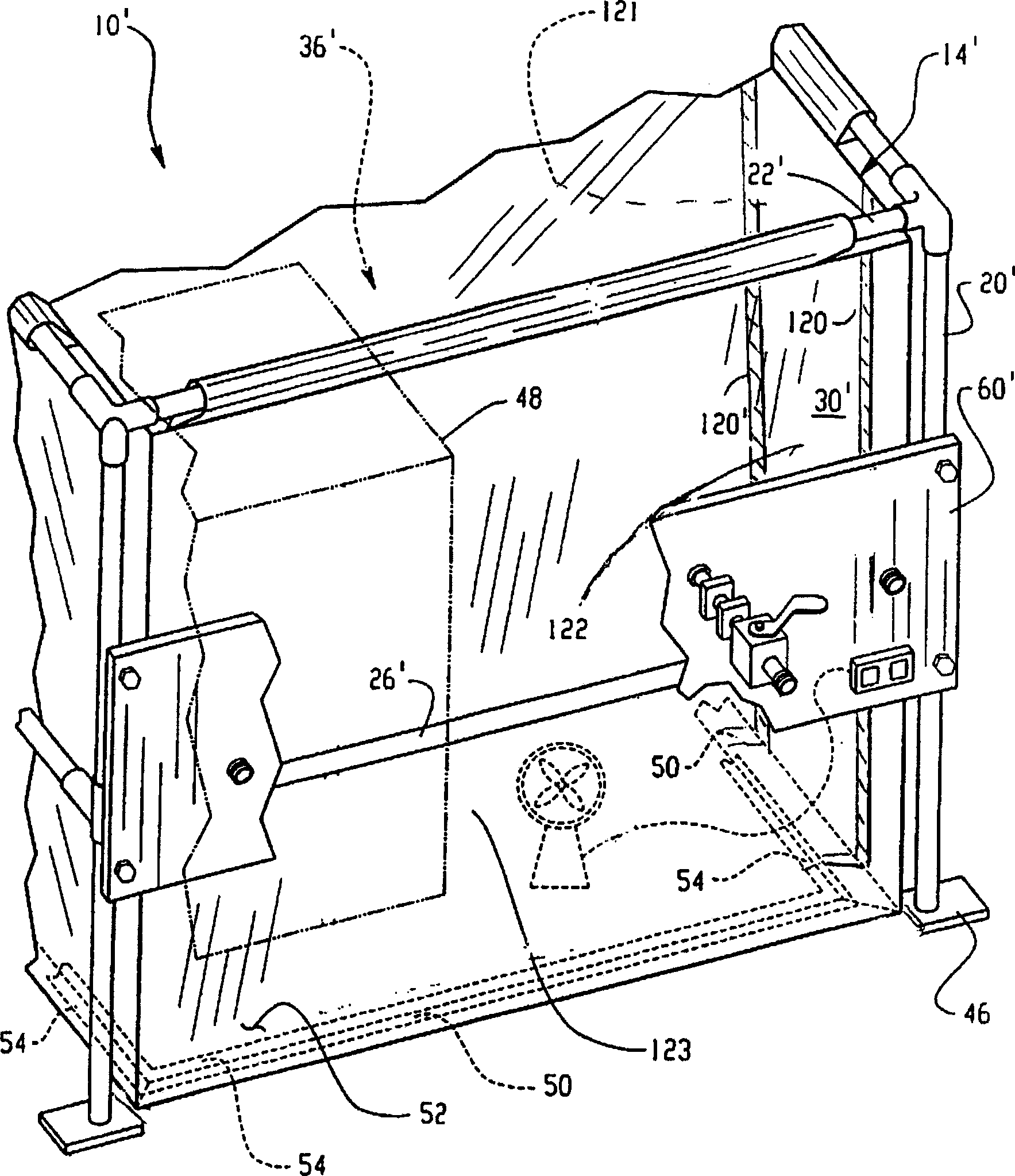 Flexible walk-in environmental enclosure