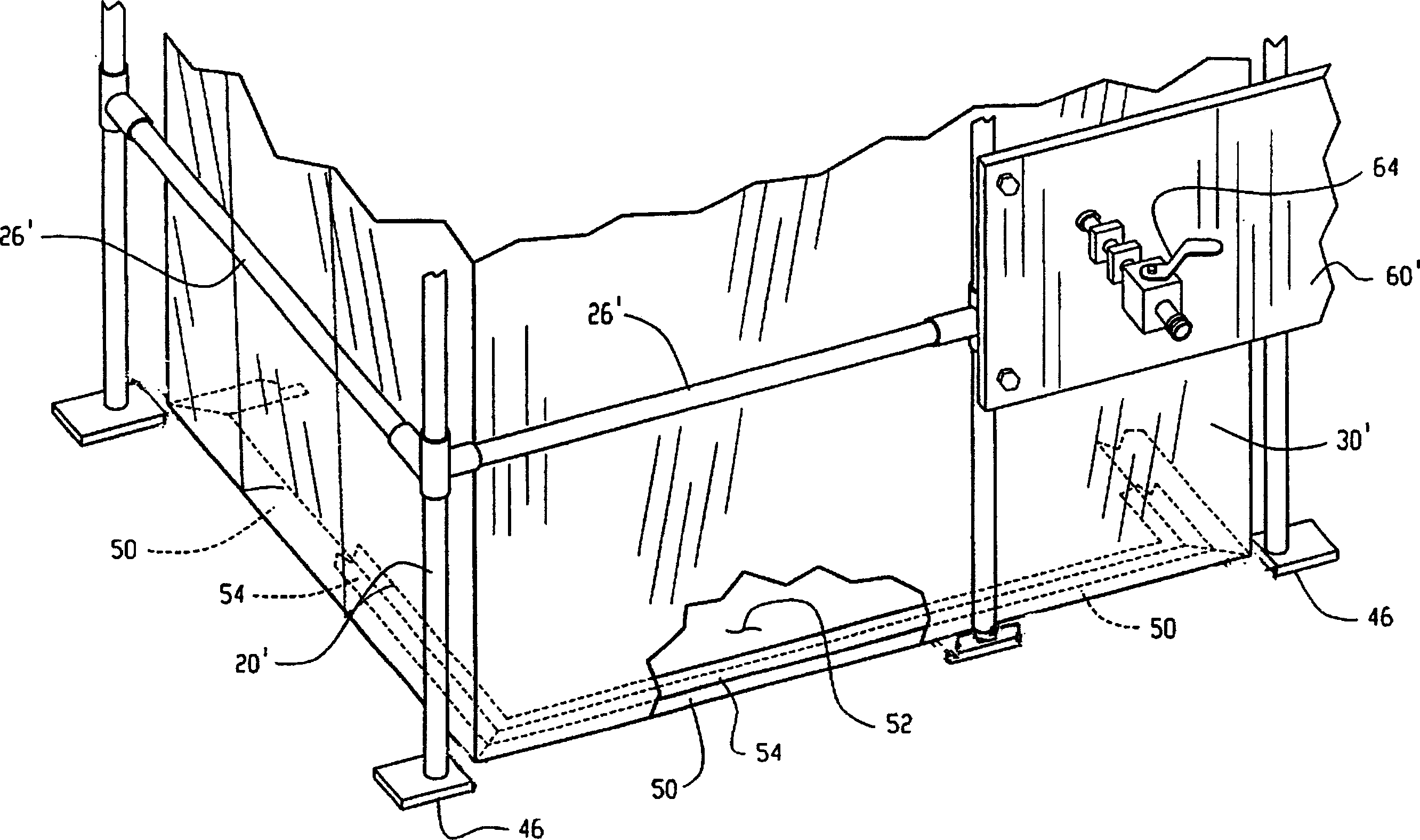 Flexible walk-in environmental enclosure