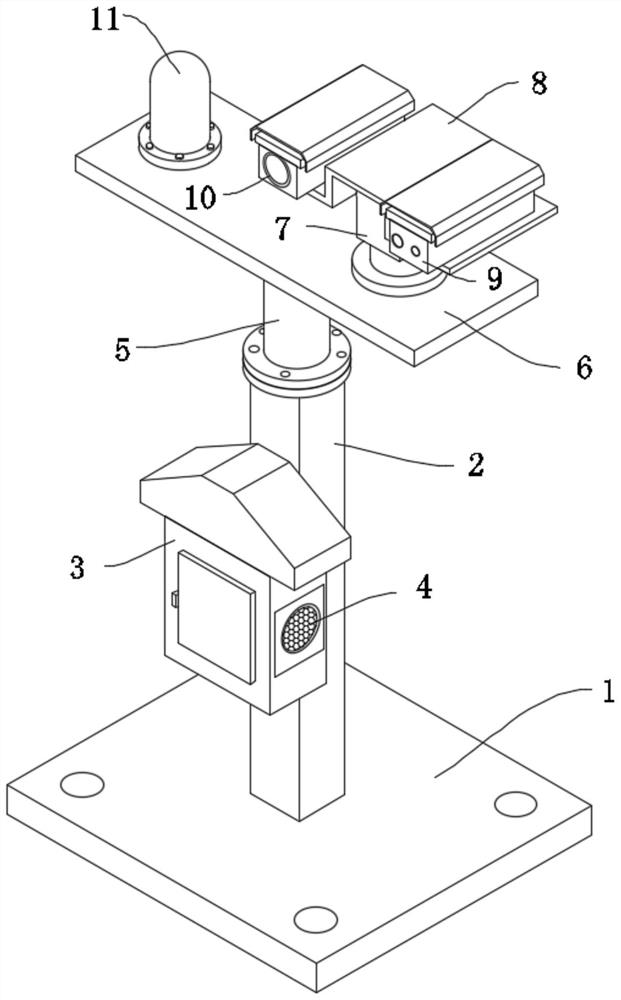 Double-laser bird repelling holder and double-laser bird repelling device