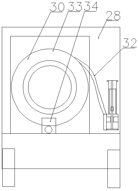 Sludge suction vehicle applied in deep sewage well