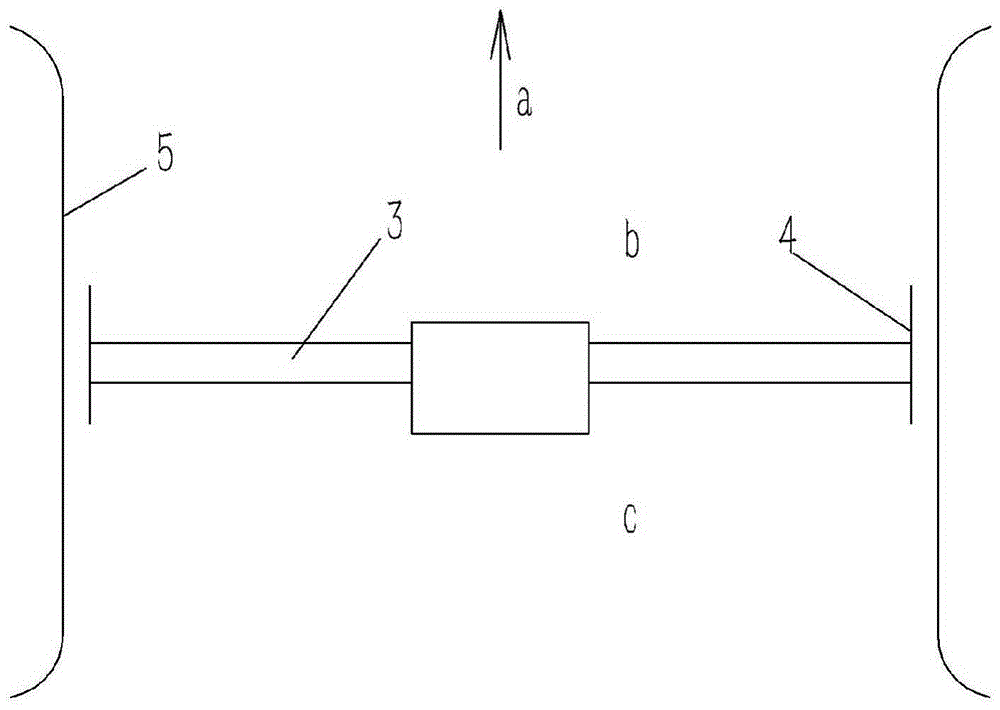 A discontinuous air guide tube for an axial flow fan