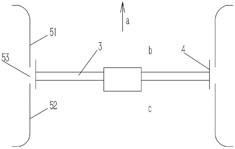A discontinuous air guide tube for an axial flow fan