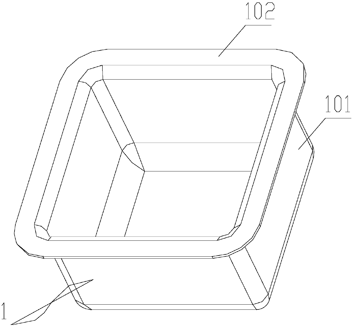 Conjunction type packaging box