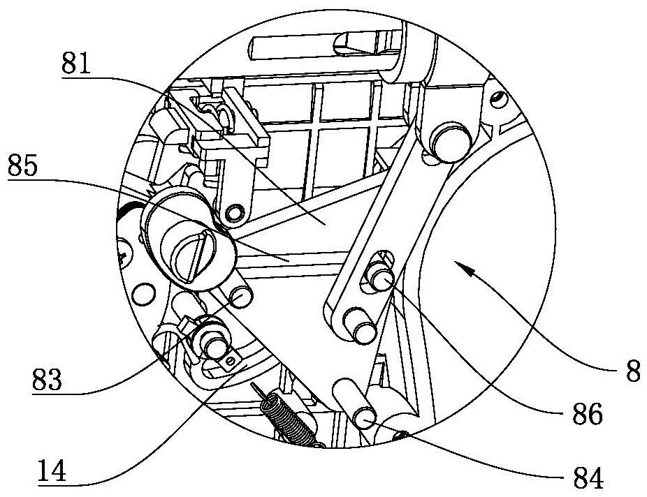 Cam control mechanism of continuous ejection clip applier