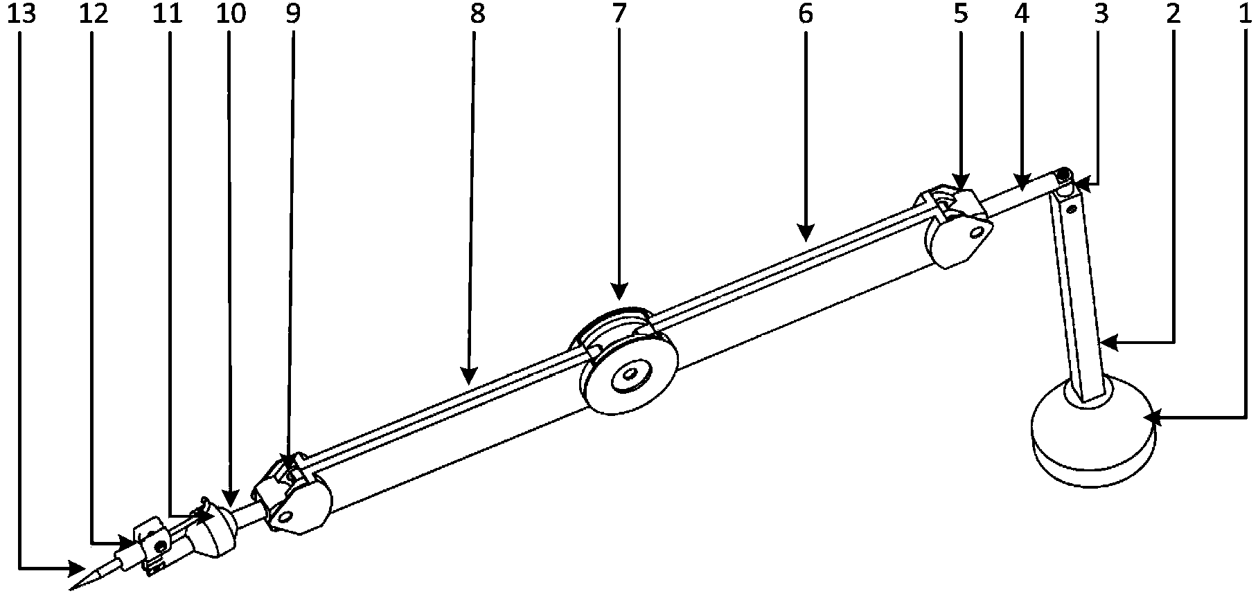 Rack used for pain therapeutic apparatus