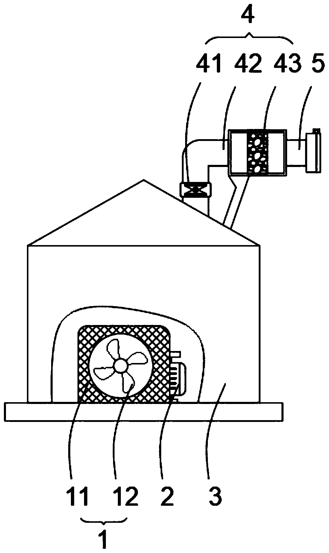 Underground water well pump room air convection system