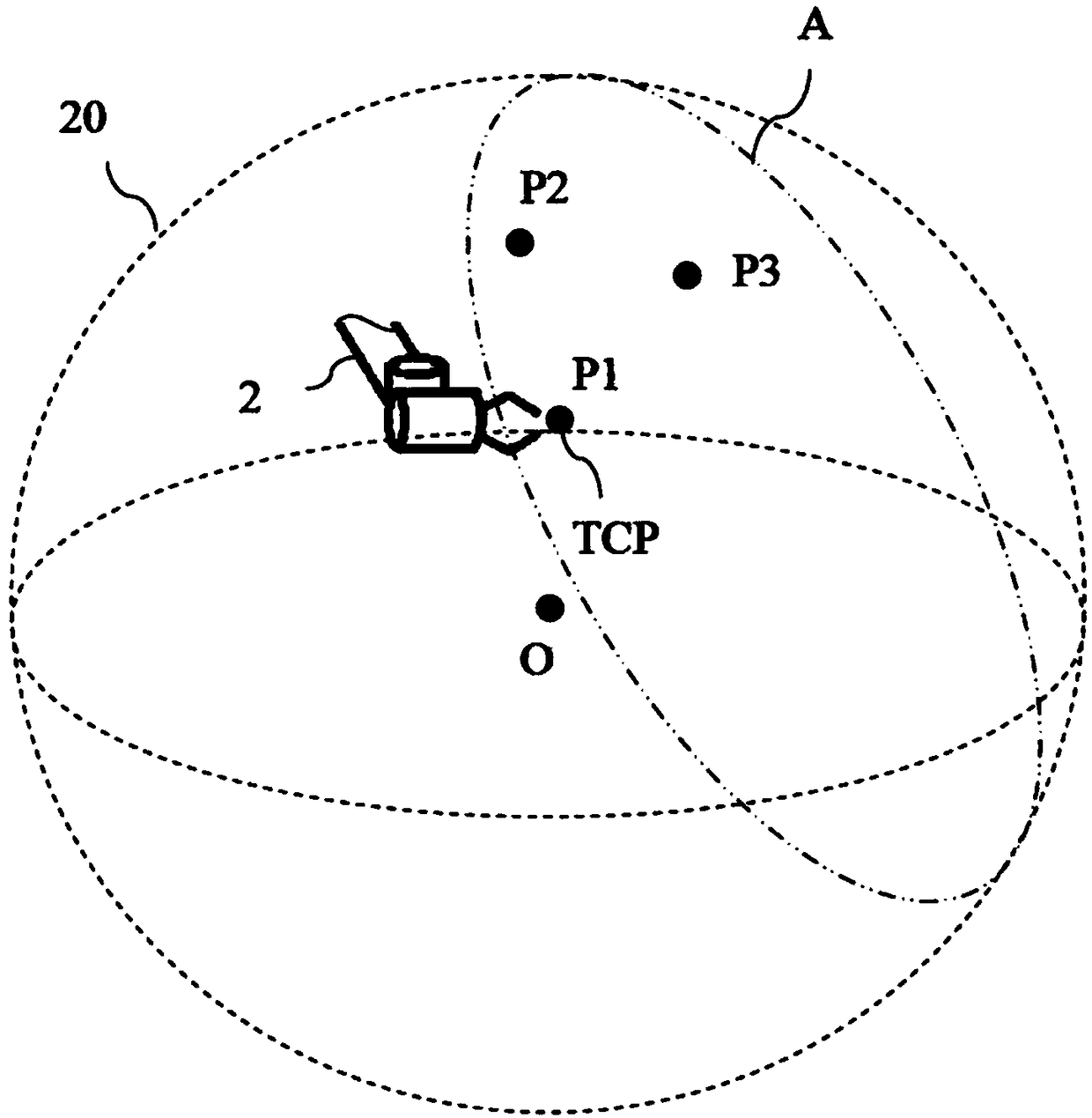 Method for dividing working area of robot