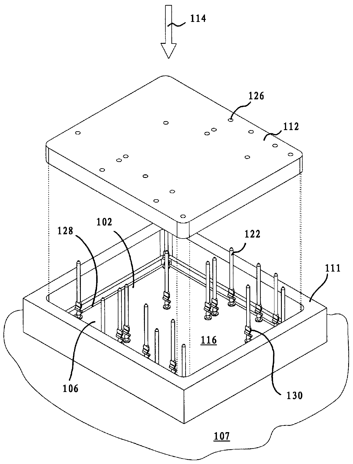 Semiconductor circuit arrangement and assembly method with pressurized gel