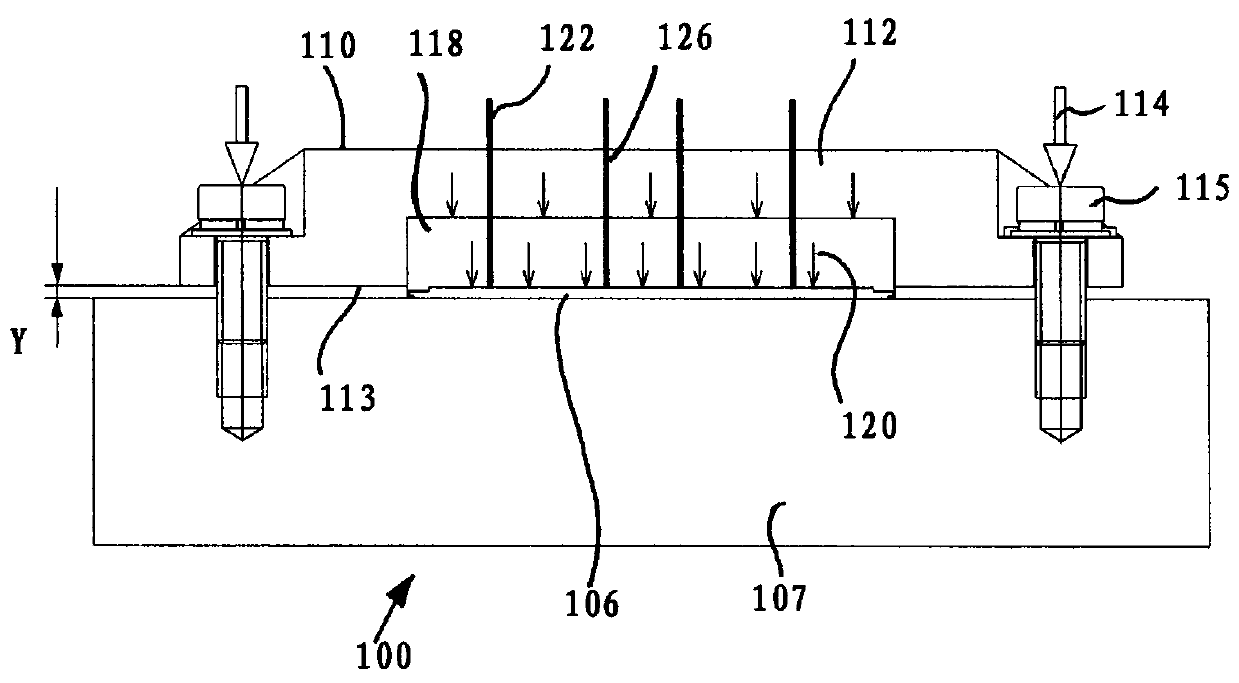 Semiconductor circuit arrangement and assembly method with pressurized gel