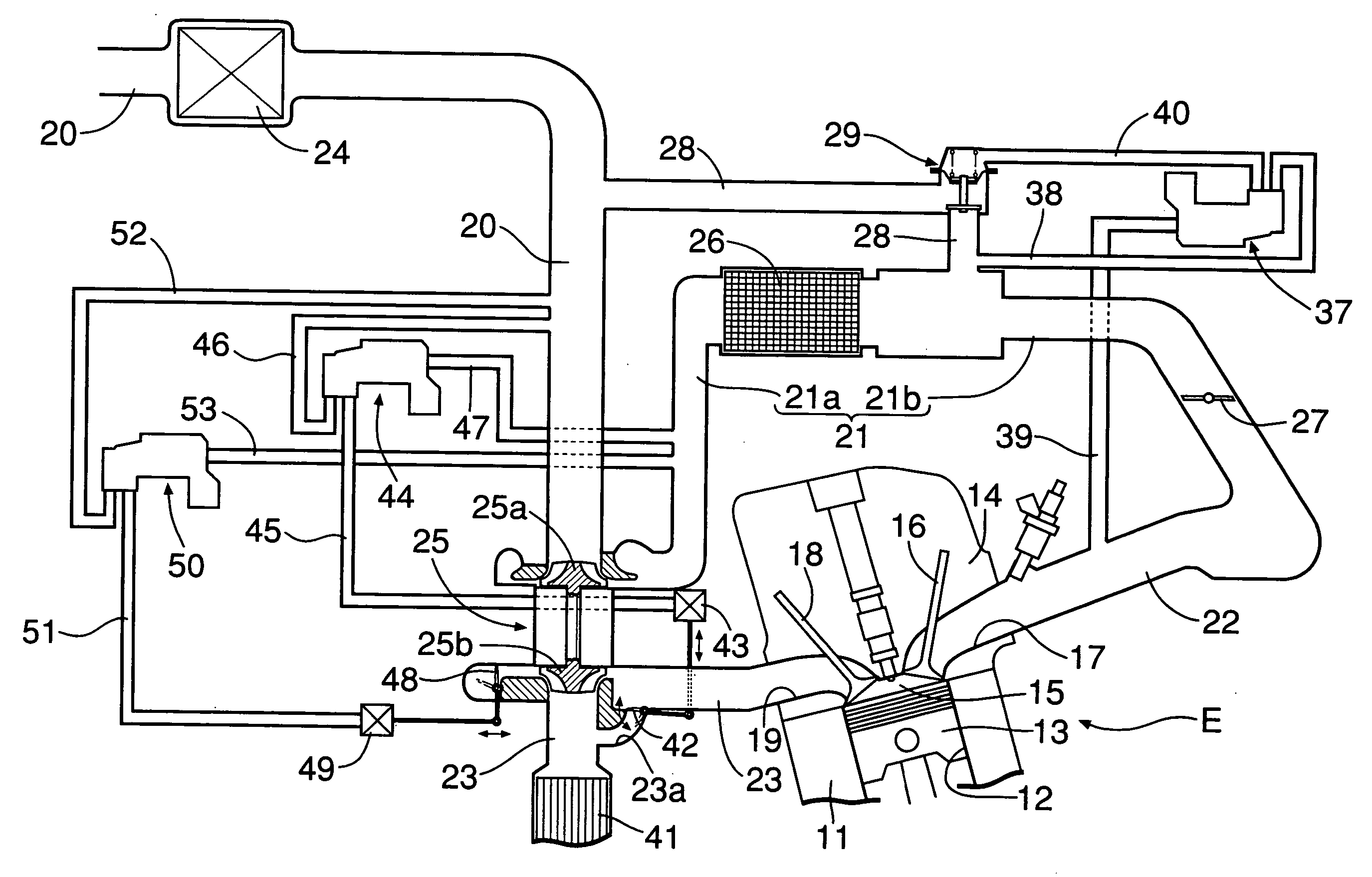 Failure detecting device for supercharging-pressure control means in supercharging device of engine