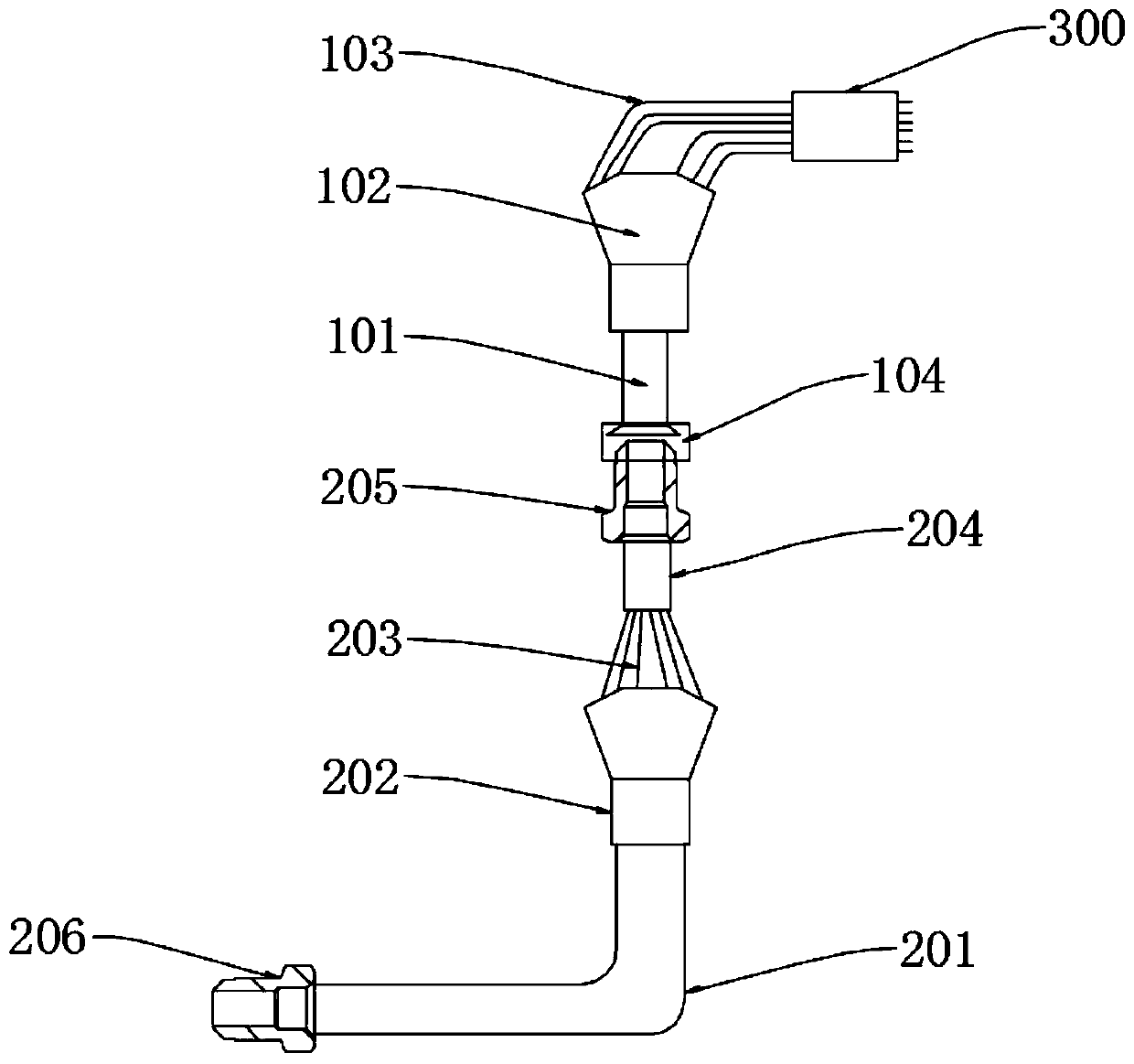 Shunt body device and air conditioner