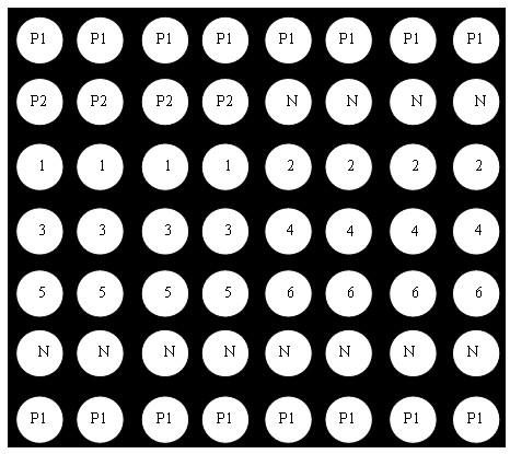 Gene chip and its detection method for identification of six kinds of swine disease pathogens