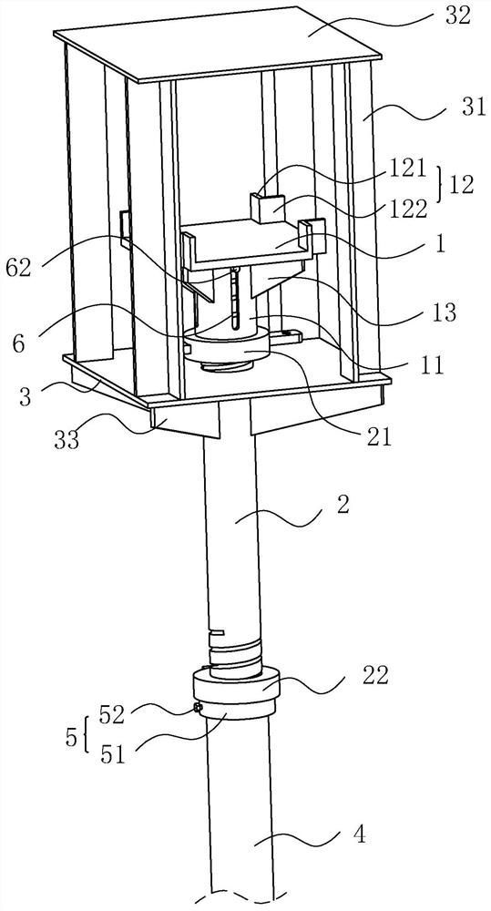 Early dismantling device suitable for various standard profiles