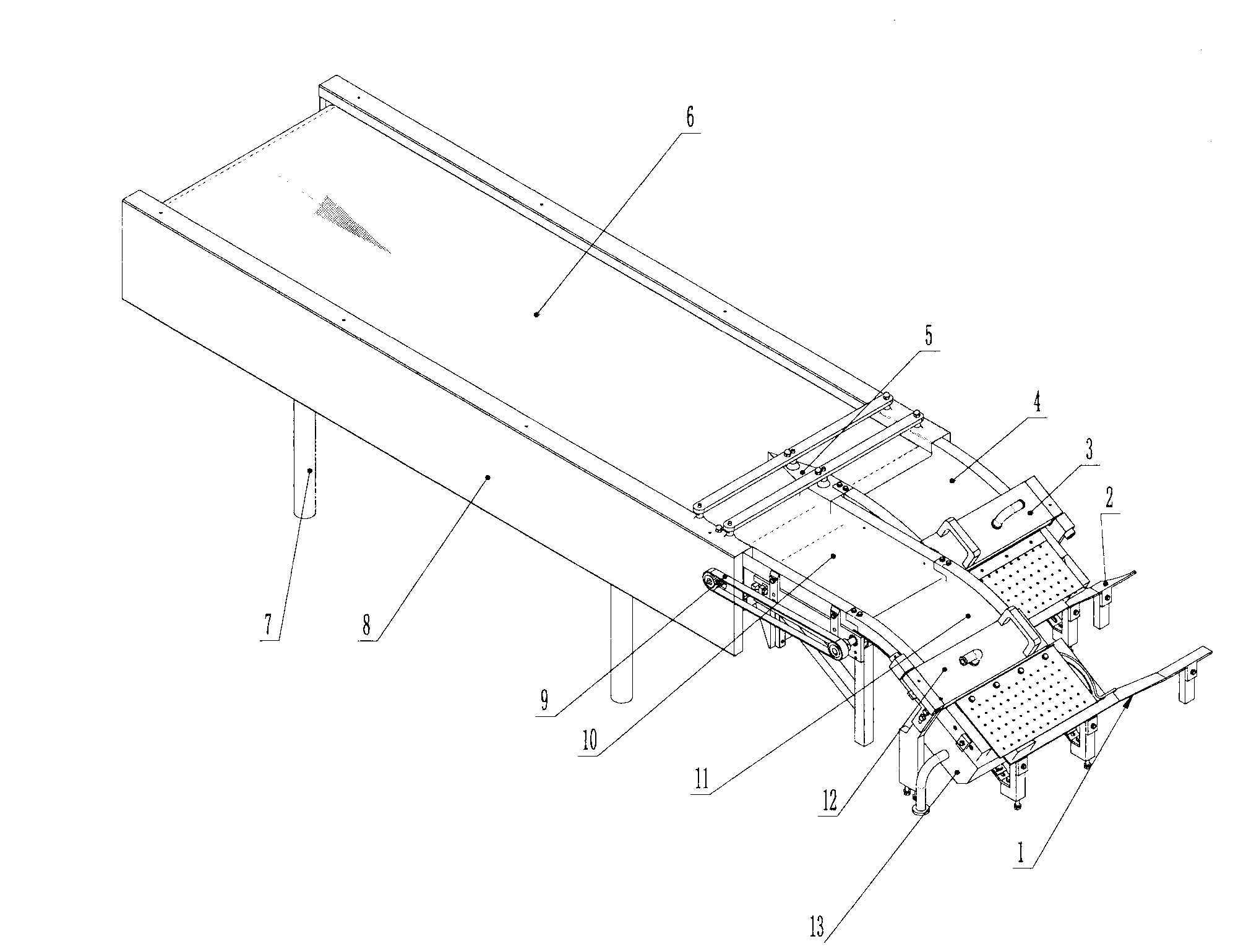 Bottle delivery device of bottle washing machine