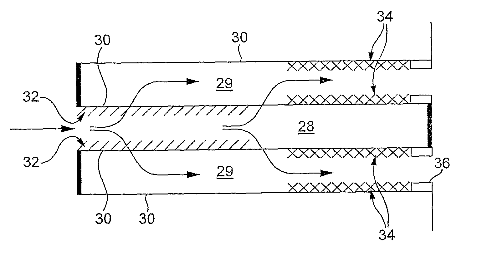 Exhaust system for a lean burn ic engine