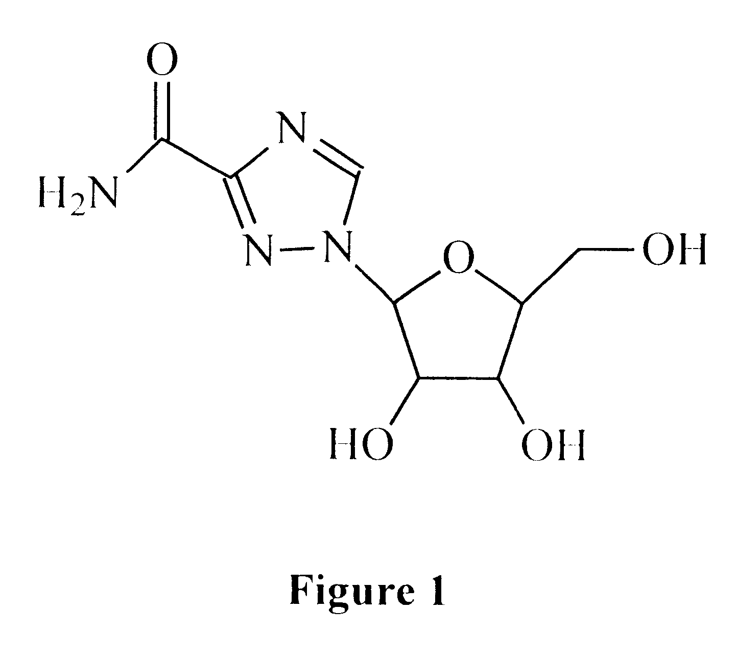 Treatment of viral infections using the L-isomer of ribavirin