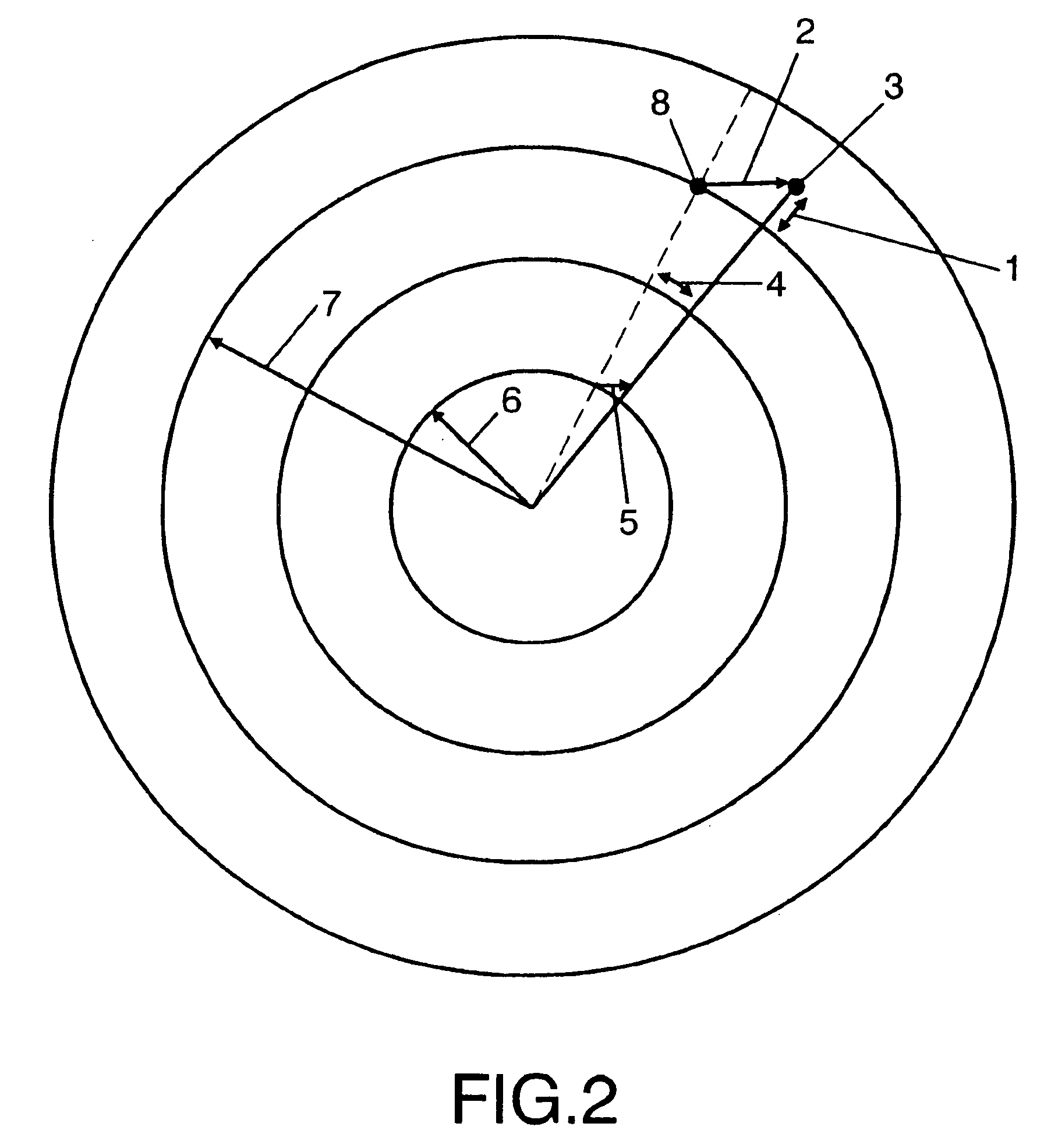 Method of reducing the variance of the signal-to-noise rate estimated for a signal with amplitude differential phase-shift keying modulation