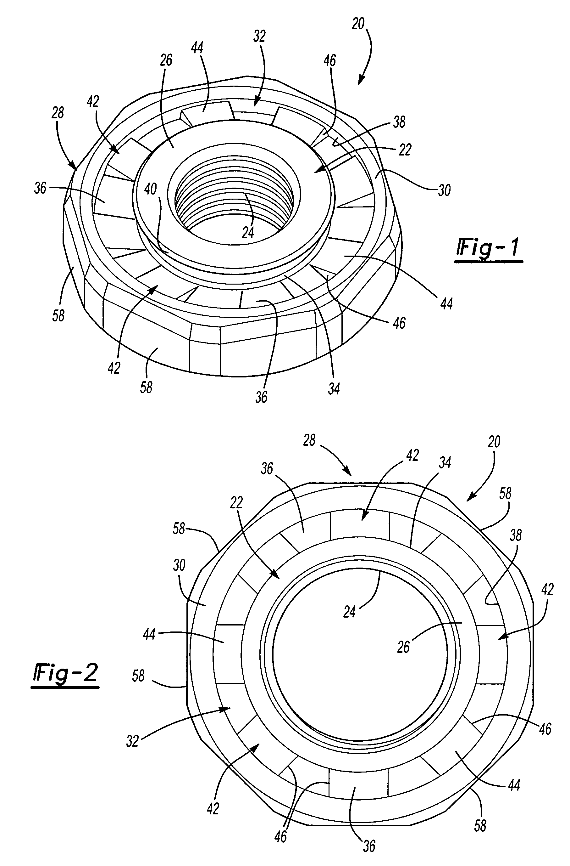 Self-attaching nut