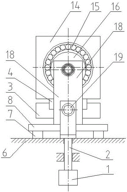 Eccentric mechanism capable of achieving continuous amplitude adjustment in motion