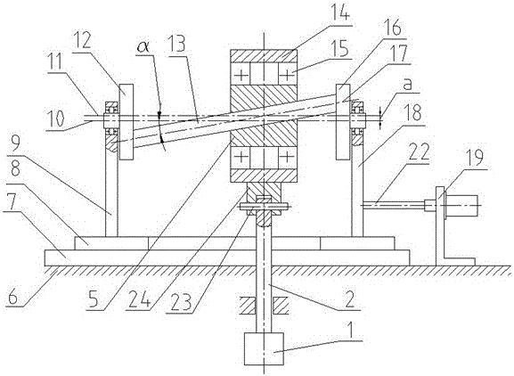 Eccentric mechanism capable of achieving continuous amplitude adjustment in motion