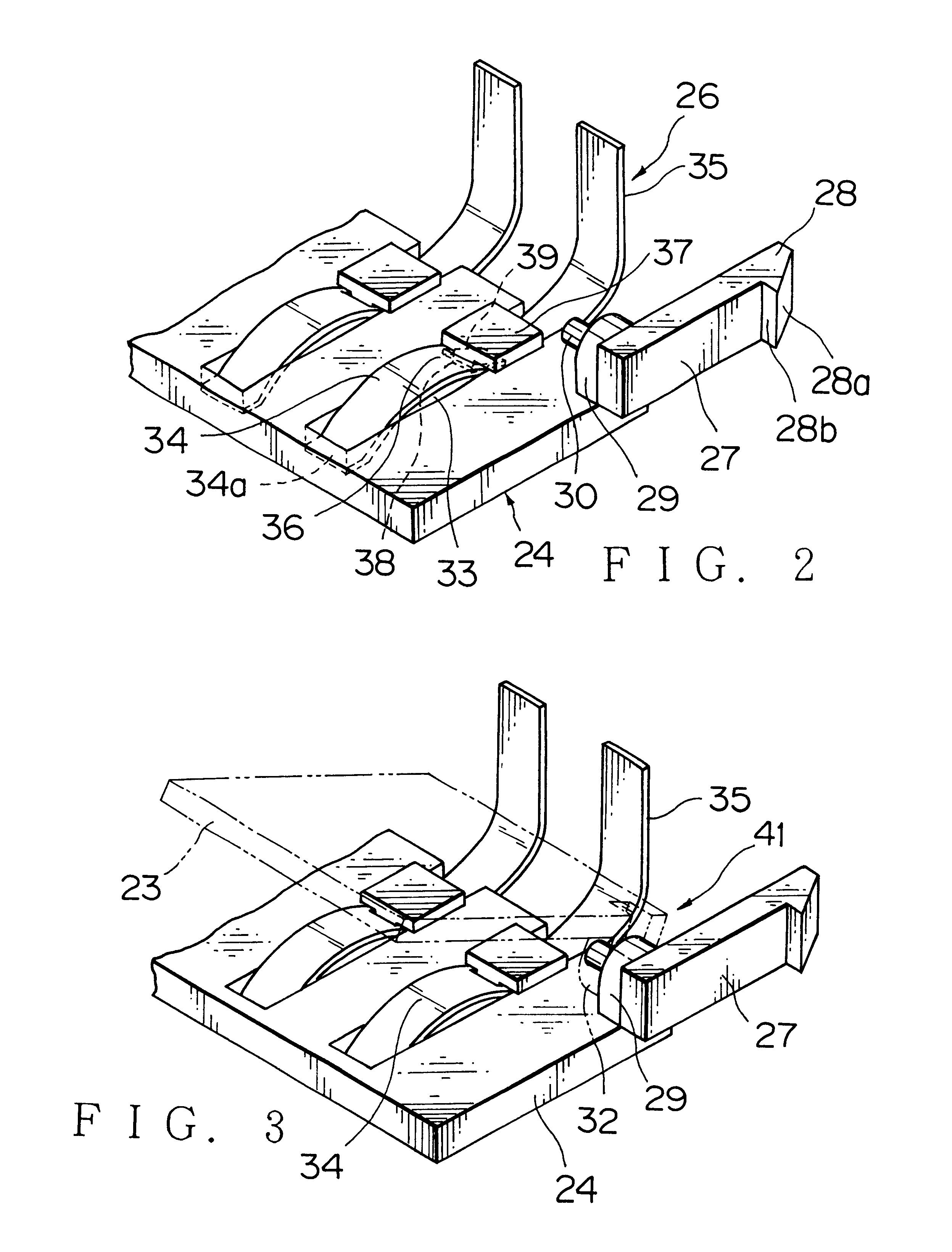 Connector and a connecting structure of circuit boards therewith