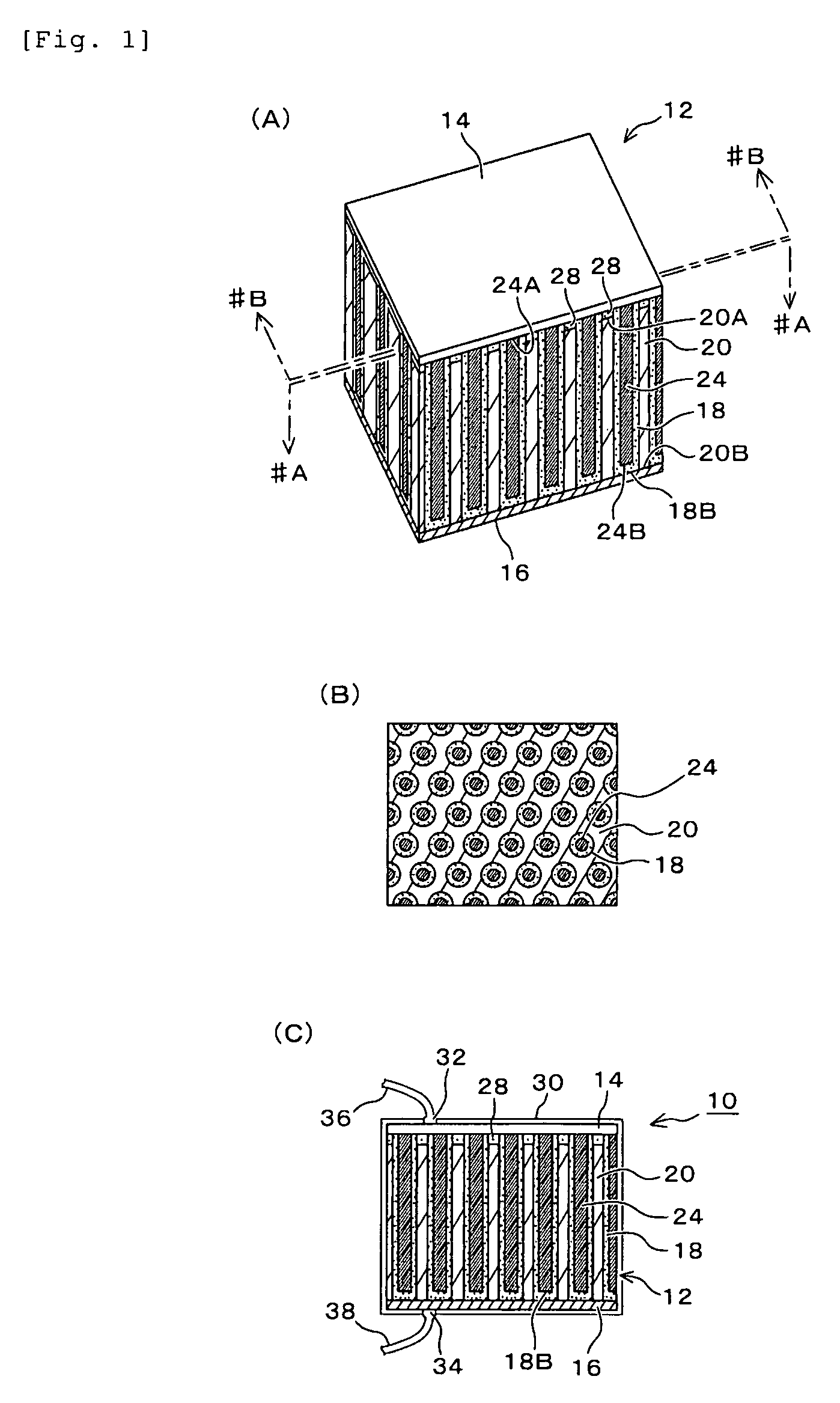 Capacitor having microstructures