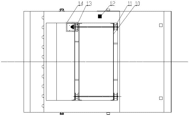 A segmented pesticide spray volume distribution uniformity test system and test method