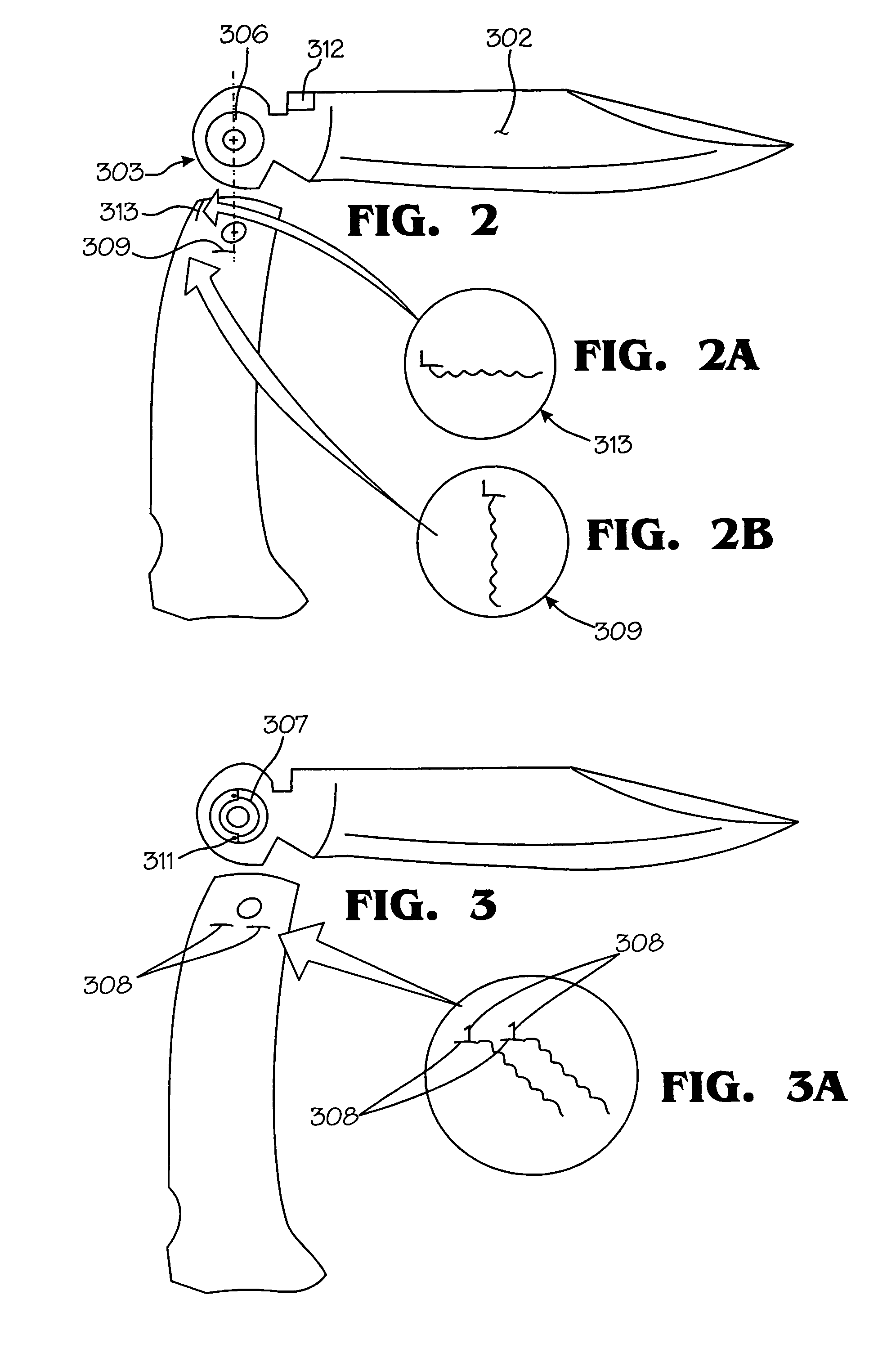 Folding knife light tool