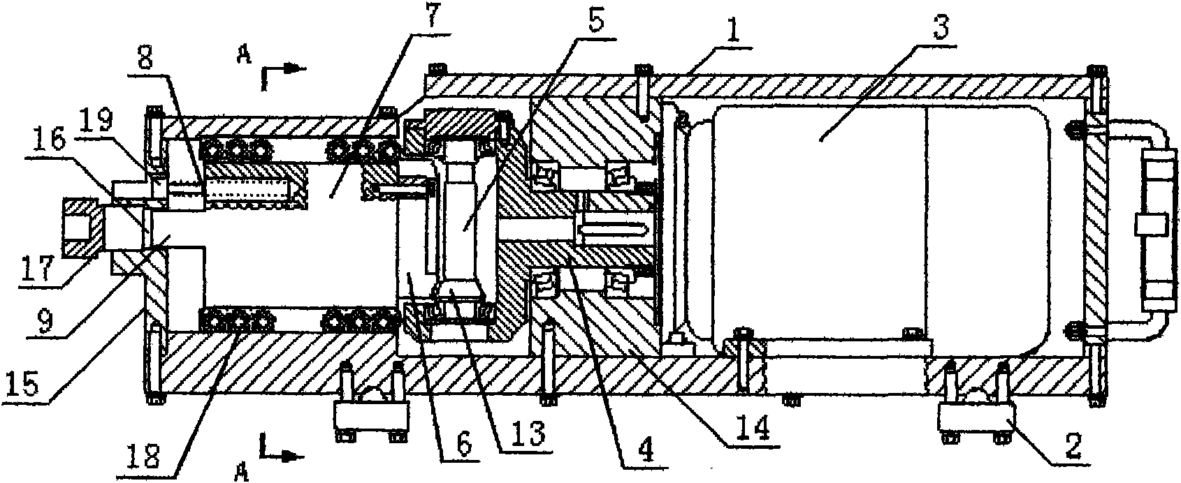 Electric positioning impact wedging machine