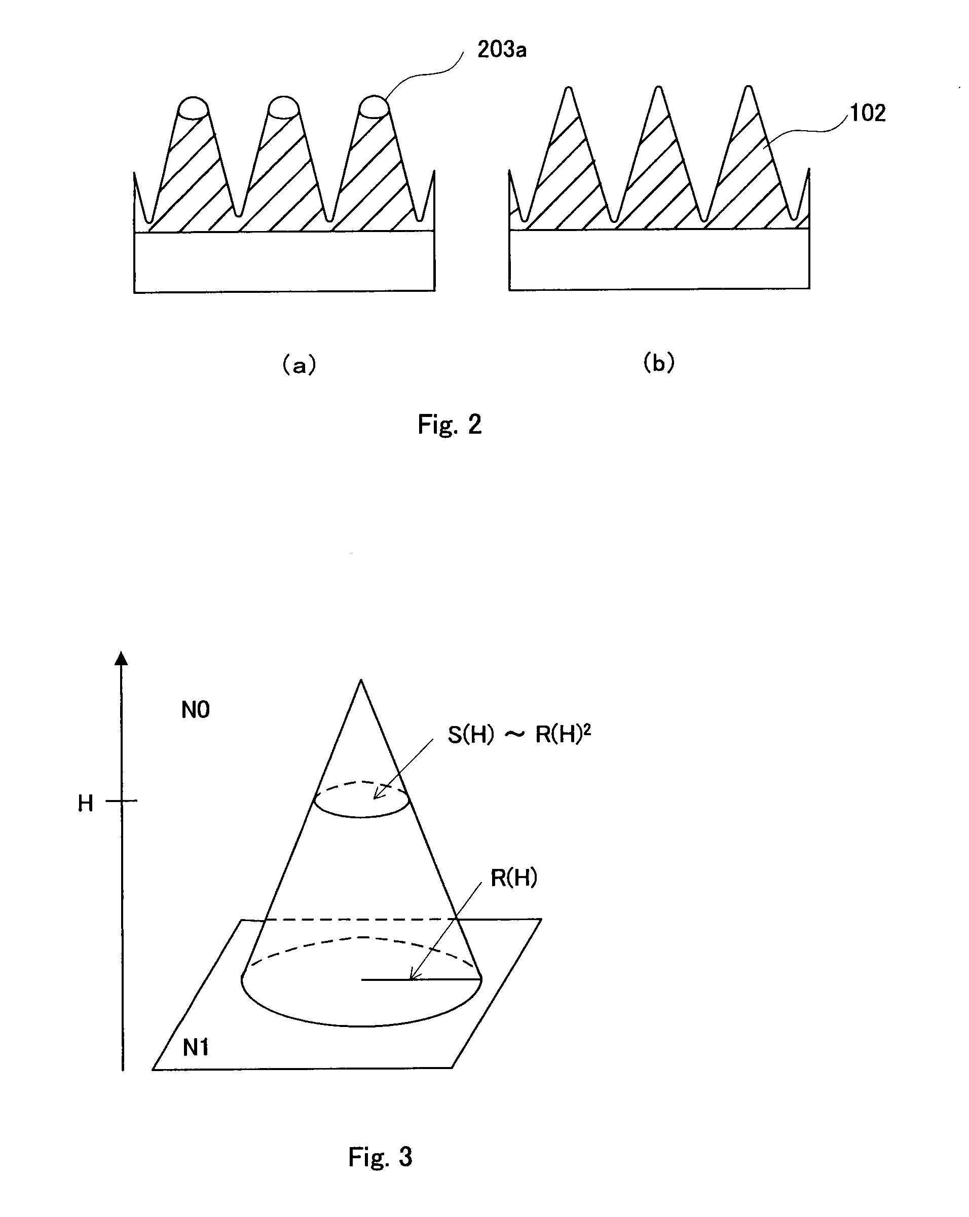 Antireflection structure formation method and antireflection structure