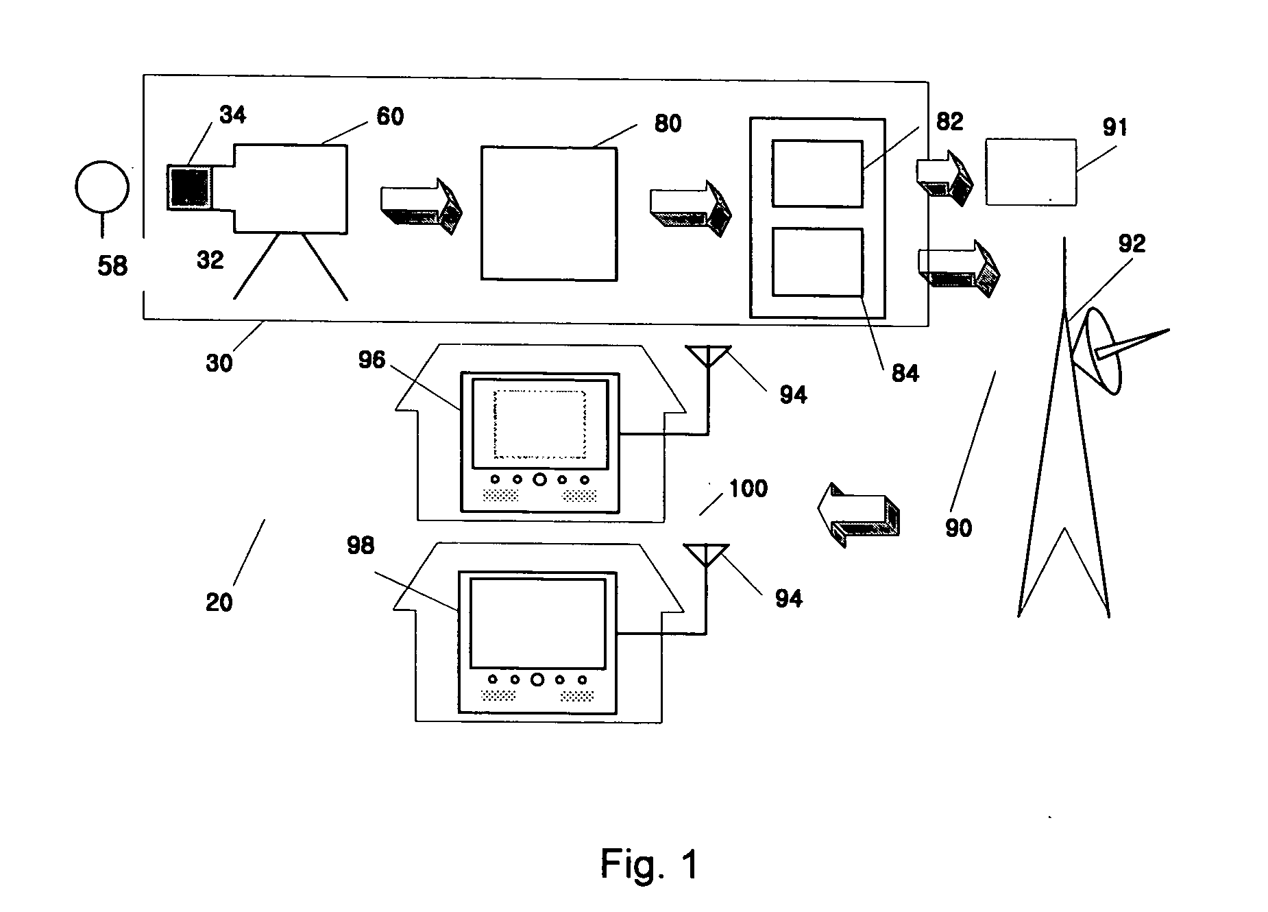 3D television broadcasting system