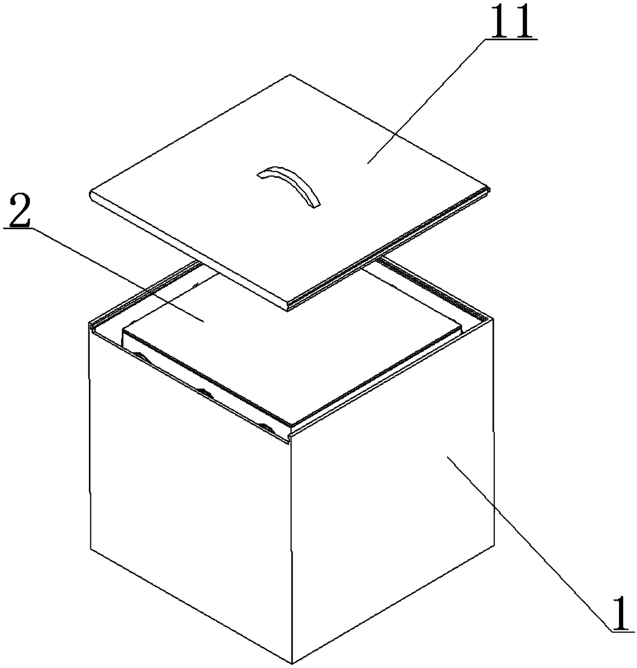 Packaging box for eggs