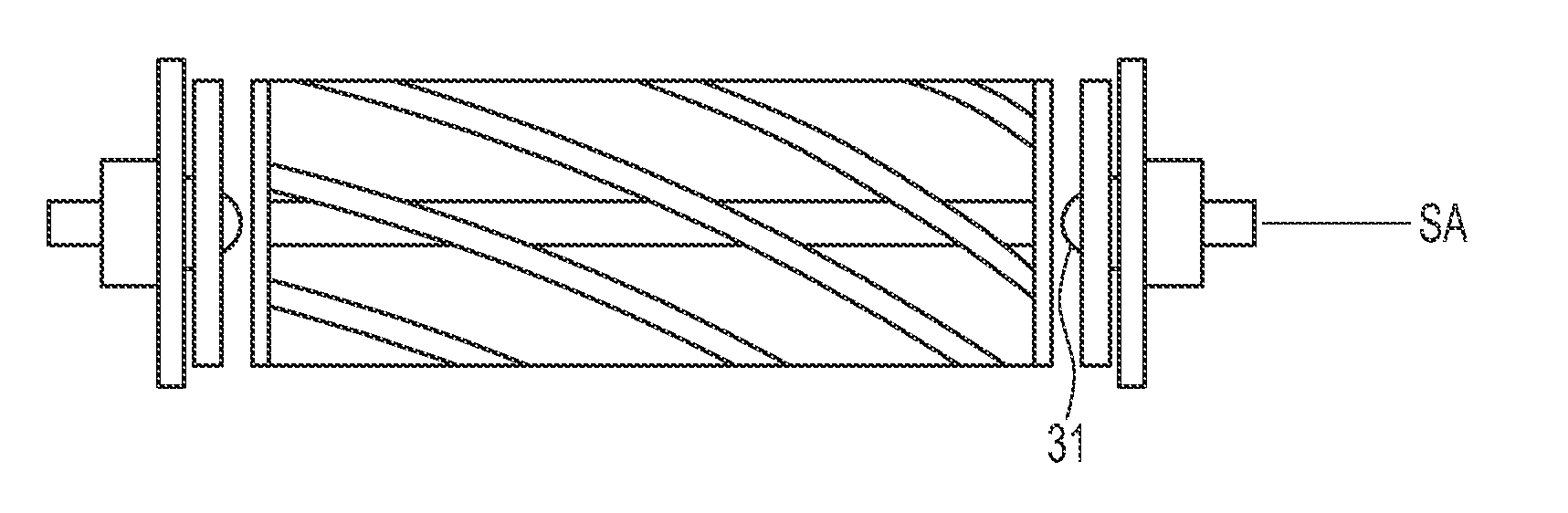 Magnetic drive connection for a reel mower