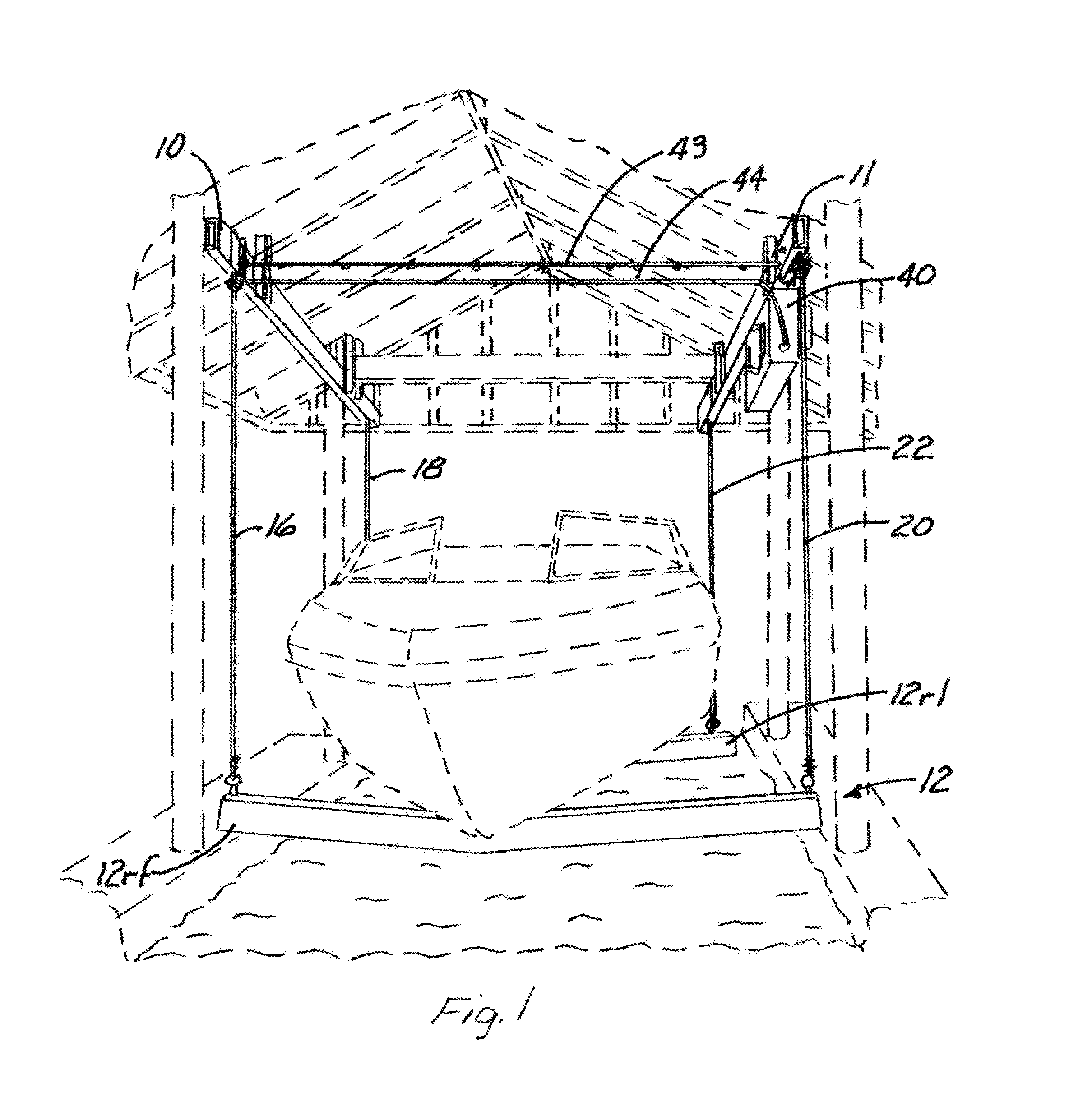 Hydraulic boat hoist