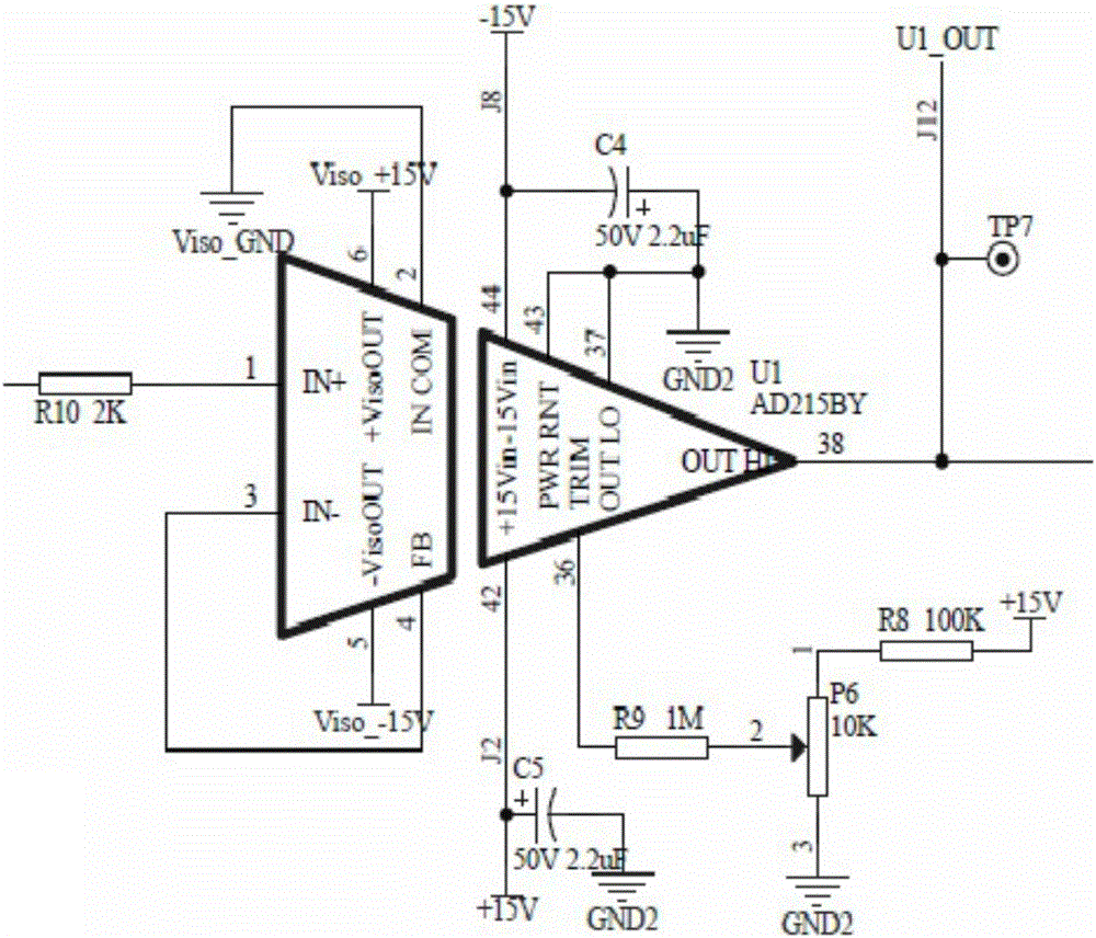 High-performance signal processing module used by nuclear power station reactor core nuclear measurement system