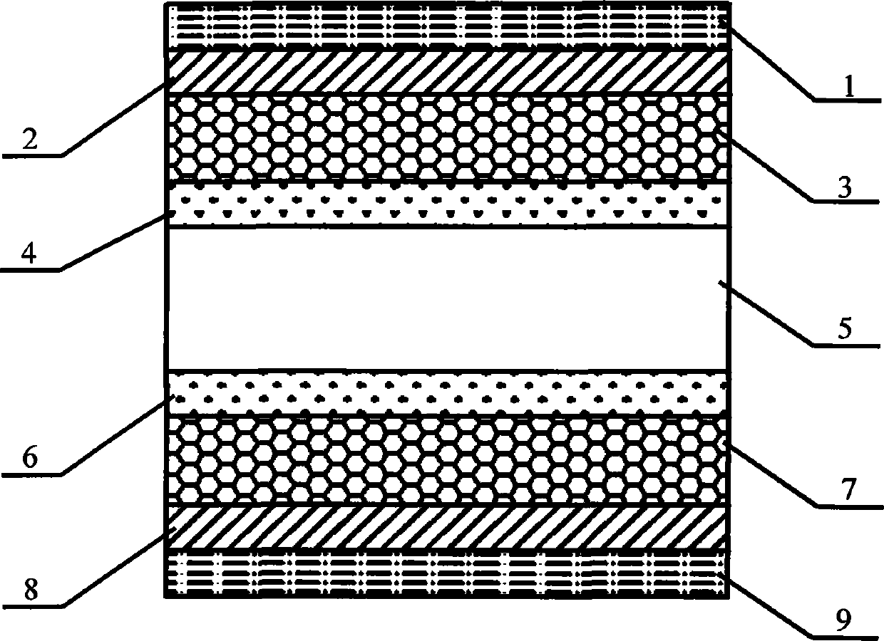 Electromagnetic shielding light window of double-layer interlaced multi-cycle metal ring embedded array