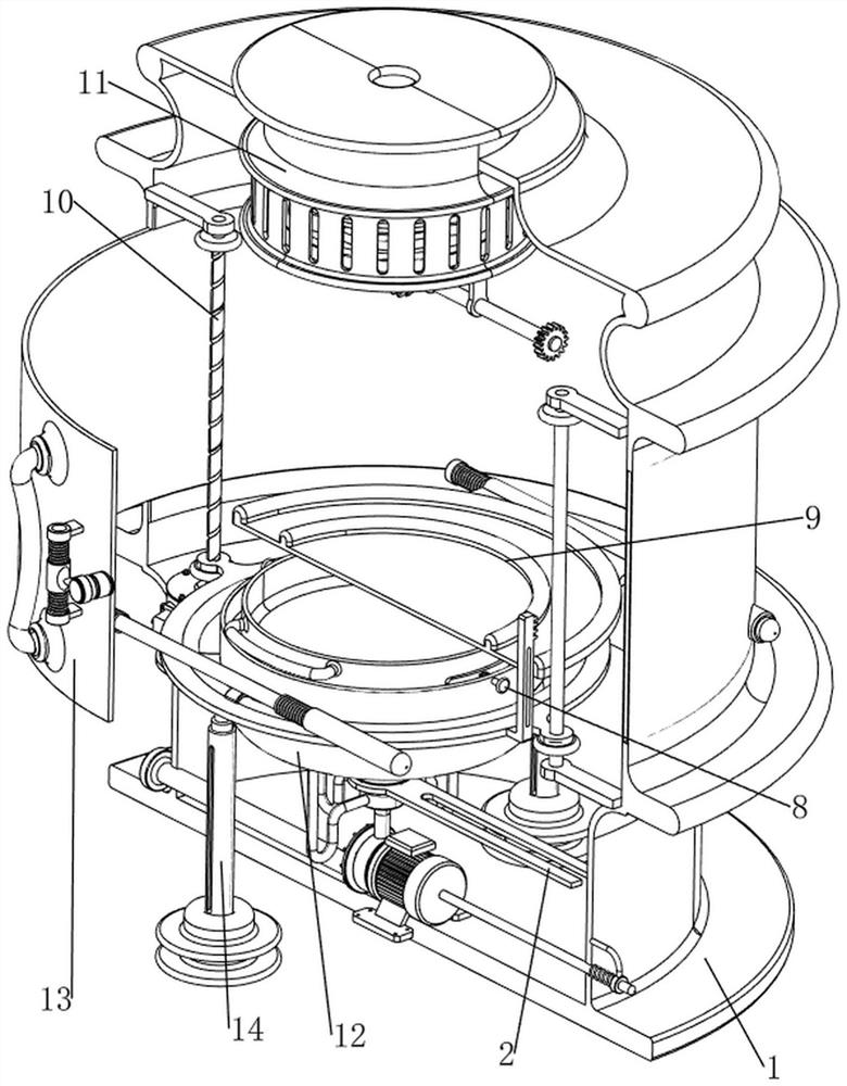 Production device of environment-friendly composite polymeric membrane material